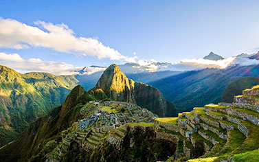 A beautiful mountain landscape in Peru