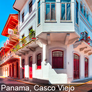 The beautifully designed Casco Viejo in Panama