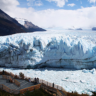 El Calafate has hundreds of glaciers
