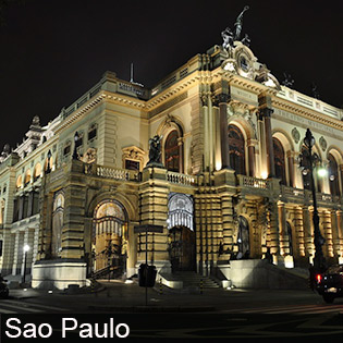 Sao Paulo is famous for beautiful cathedrals