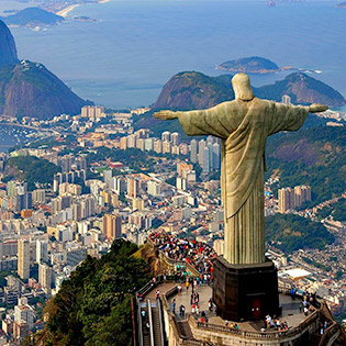 Christ the Redeemer watches over Rio De Janeiro
