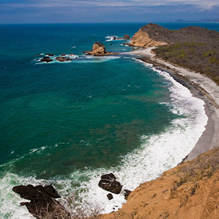 Machalilla National Park is based beside the Pacific Coast