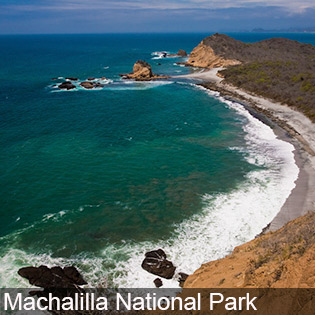 Machalilla National Park along the Pacific Coast