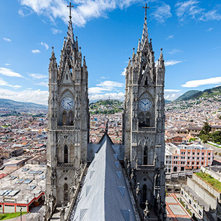 Quito is the capital city of Ecuador and is rich in history