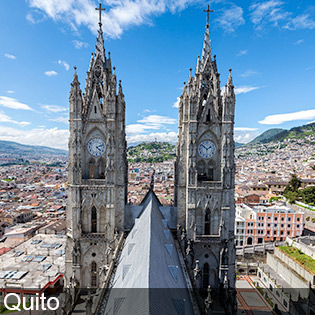 Quito is the capital city of Ecuador