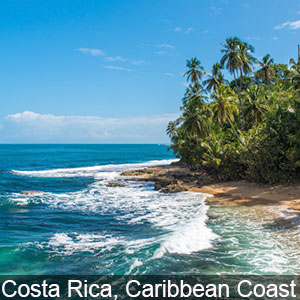 The Caribbean Coast in Costa Rica