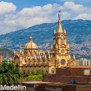 Medellin boasts of some beautiful cathedrals