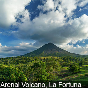 The Arenal Volcano in La Fortuna