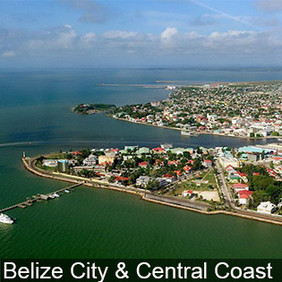 Belize City is a beautiful urban setting beside the ocean