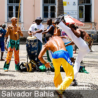 People pursuing martial arts at Salvador Bahia