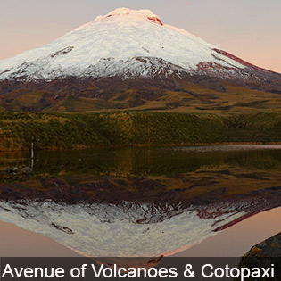 Avenue of the Volcanoes is the central belt of Ecuador