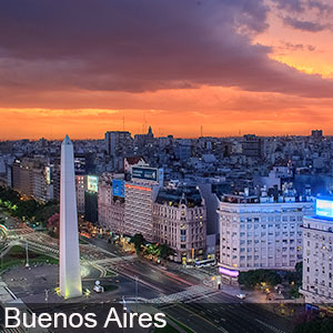 Panoramic view of Buenos Aires city