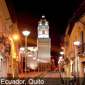 Quito in Ecuador has a rich cultural history