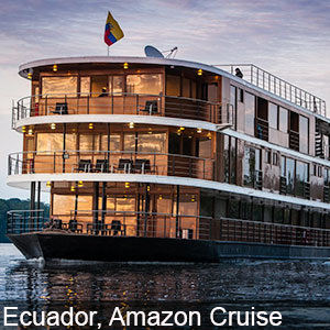 Amazon Cruise across the rainforests in Ecuador