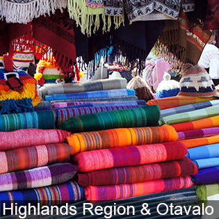 Highlands is the most visited region in Ecuador