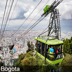 Cable Car Ride in Bogota, Colombia
