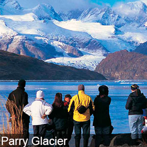 Parry Glacier is a tourist attraction in Chile