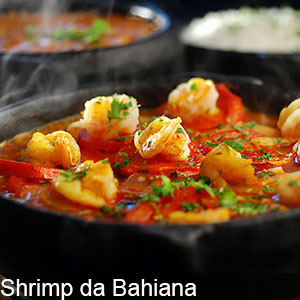 Shrimp De Bahiana is an exotic food tourists enjoy