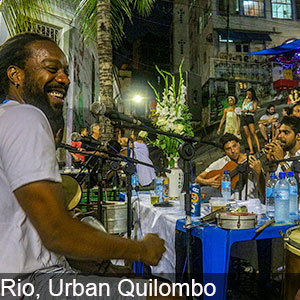 Tourists enjoying at Urban Quilombo in Rio