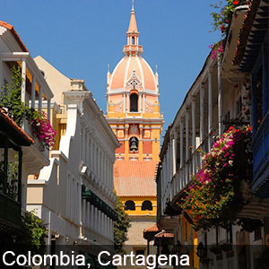 The beautifully designed Cartagena in Colombia